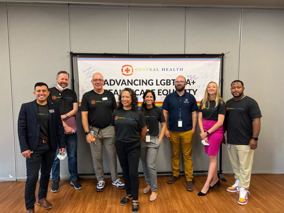 Central Health team advancing LGBTQIA+ healthcare equality, August 2022