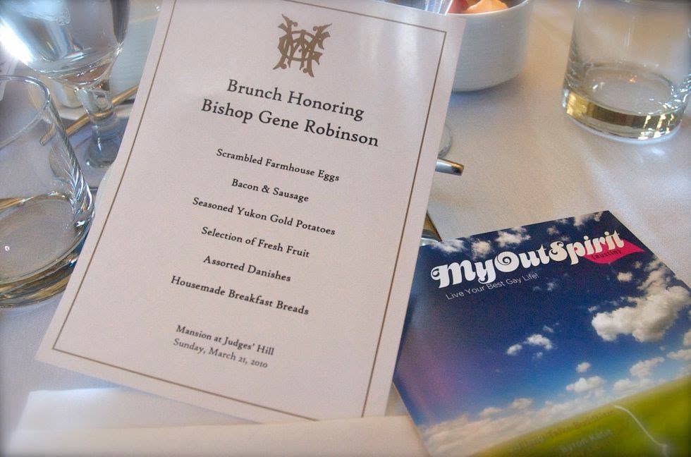 Brunch honoring Bishop Gene Robinson, 2010